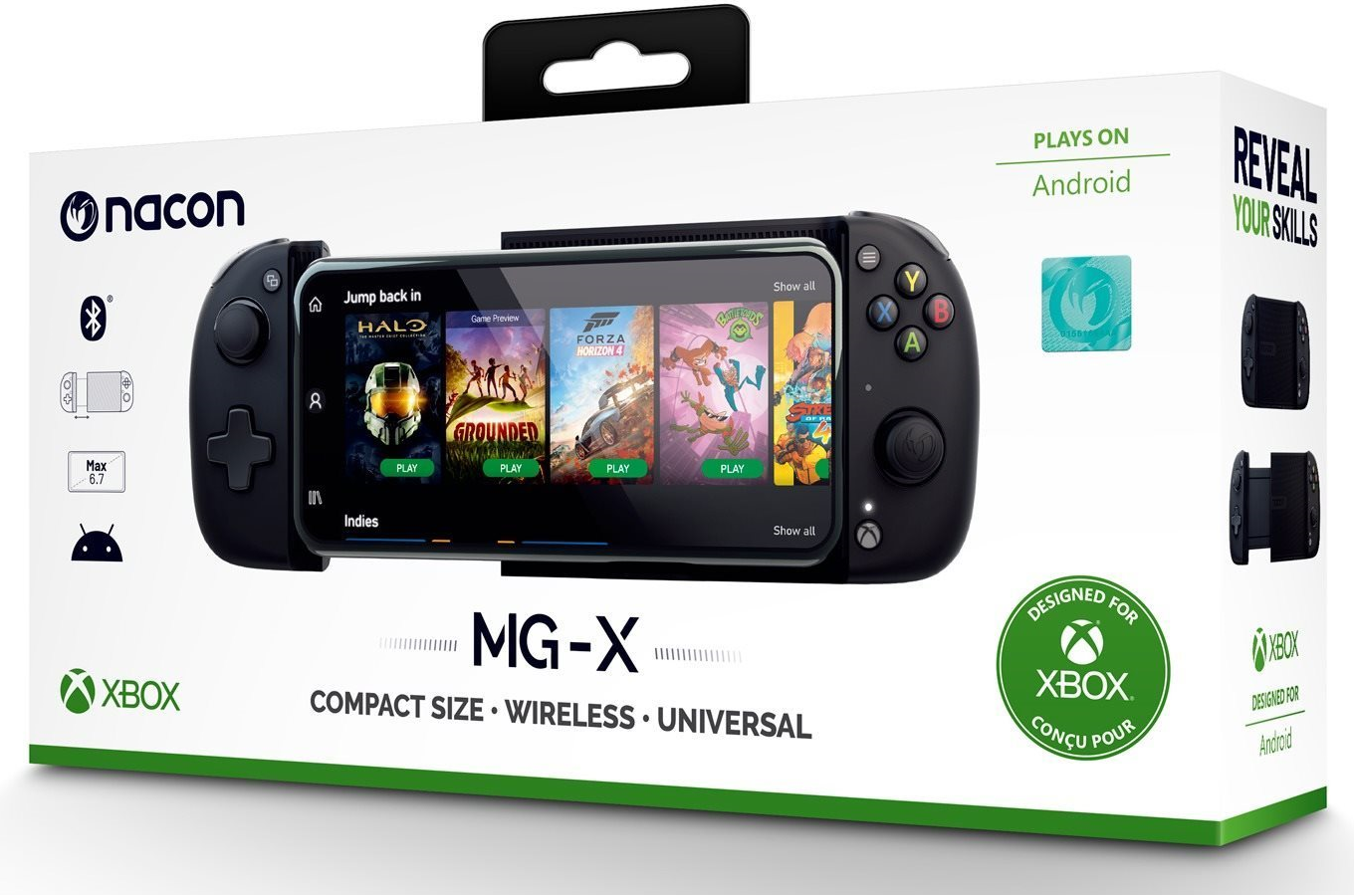 Nacon Mobile Compact Holder Mobile Gaming Controller MG-X