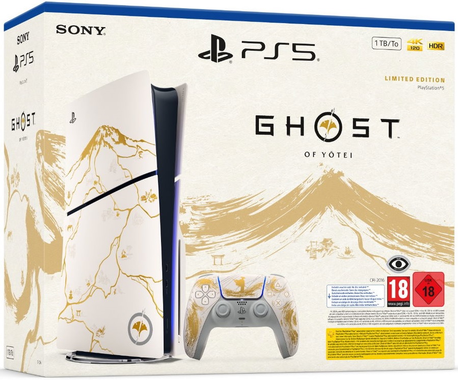 Sony PlayStation 5 (Slim) Ghost of Yotei Gold Limited Edition