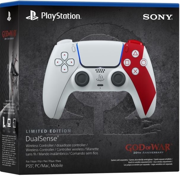 Sony PlayStation 5 DualSense God of War 20th Anniversary Limited Edition Controller - PlayStation 5 Kontrollerek