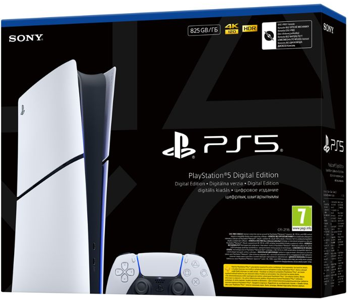 Sony PlayStation 5 Slim Digital Edition 825GB (CFI-2116)