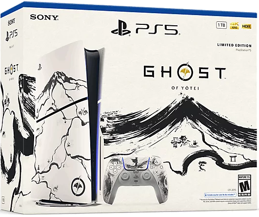 Sony PlayStation 5 (Slim) Ghost of Yotei Black Limited Edition