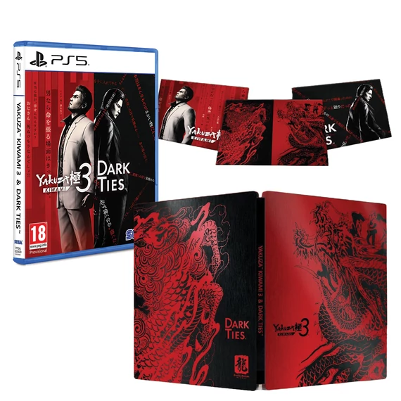 Yakuza Kiwami 3 and Dark Ties + Steelbook