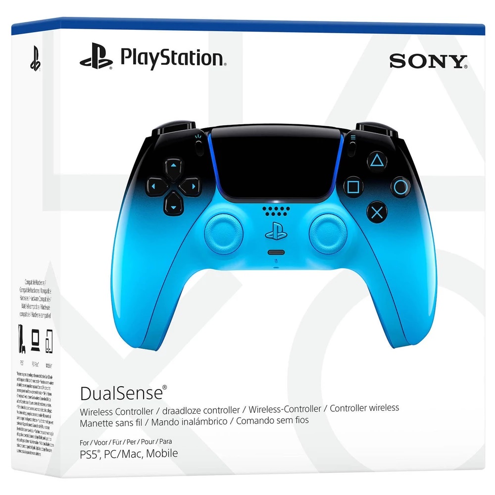 Sony PlayStation 5 (PS5) DualSense vezeték nélküli kontroller Rhythm Blue - PlayStation 5 Kontrollerek