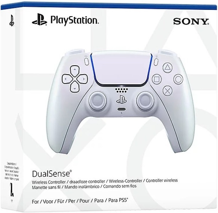 Sony PlayStation 5 (PS5) DualSense vezeték nélküli kontroller (Chroma Pearl) - PlayStation 5 Kontrollerek