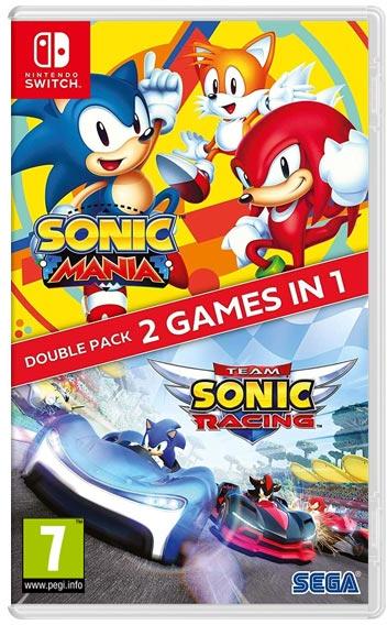 Double Pack Sonic Mania + Team Sonic Racing - Nintendo Switch Játékok