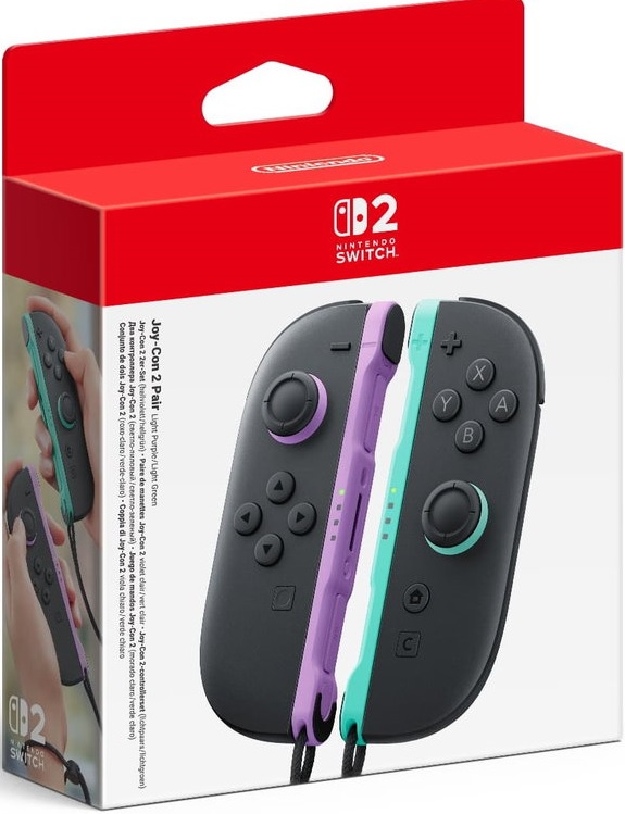 Nintendo Switch 2 Joy-Con 2 Set Light Purple/Light Green - Nintendo Switch 2 Játékkonzol Kiegészítő