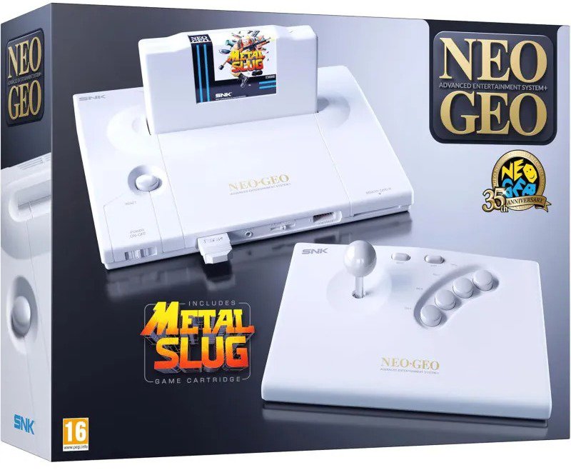 NEOGEO AES+ Anniversary Edition White