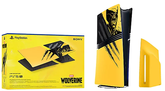 Sony Playstation 5 Pro Wolverine Battle Yellow Cover