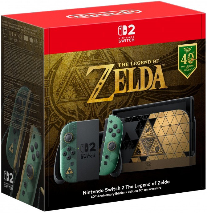 Nintendo Switch 2 The Legend of Zelda 40th Anniversary Edition - Nintendo Switch 2 Játékkonzol