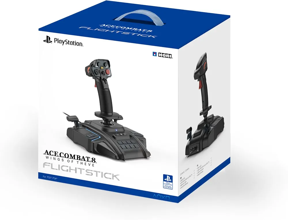 HORI Flight Stick Ace Combat 8 Wings of Theve Black