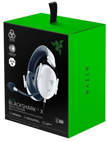 Razer BlackShark V2 X White - PlayStation 5 Játékkonzol Kiegészítő