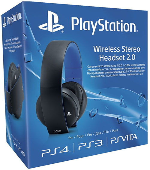 Sony Playstation 4 2.0 Wireless Headset Virtual 7.1 (Fekete)