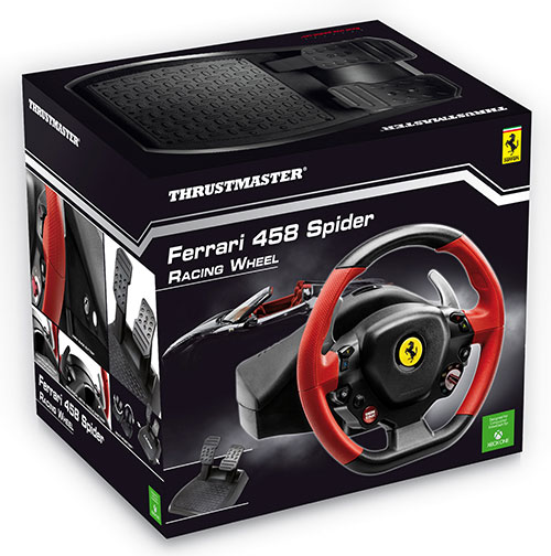 Thrustmaster Ferrari 458 Spider Racing Wheel (kormány) Xbox One - Xbox One Játékkonzol Kiegészítő