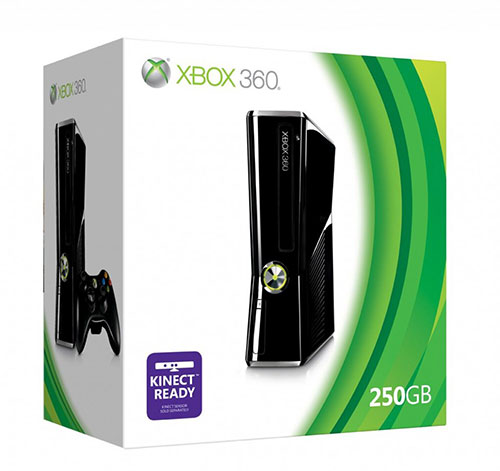 Microsoft Xbox 360 Slim 250GB - Xbox 360 Gépek