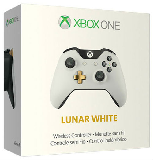 Microsoft Xbox One Wireless Controller Lunar White - Xbox One Játékkonzol Kiegészítő