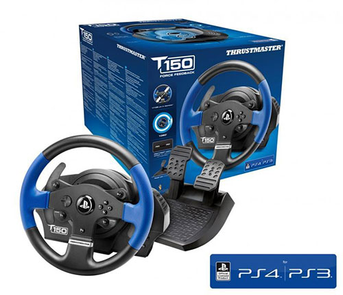 Thrustmaster T150 Force Feedback Kormány (PC, PS3, PS4) - PlayStation 4 Játékkonzol Kiegészítő