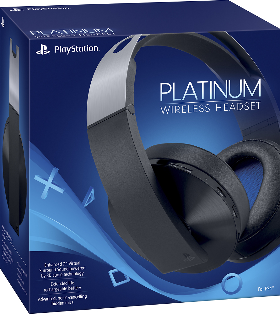 Sony Playstation 4 Platinum 7.1 Wireless Headset  - PlayStation 4 Játékkonzol Kiegészítő