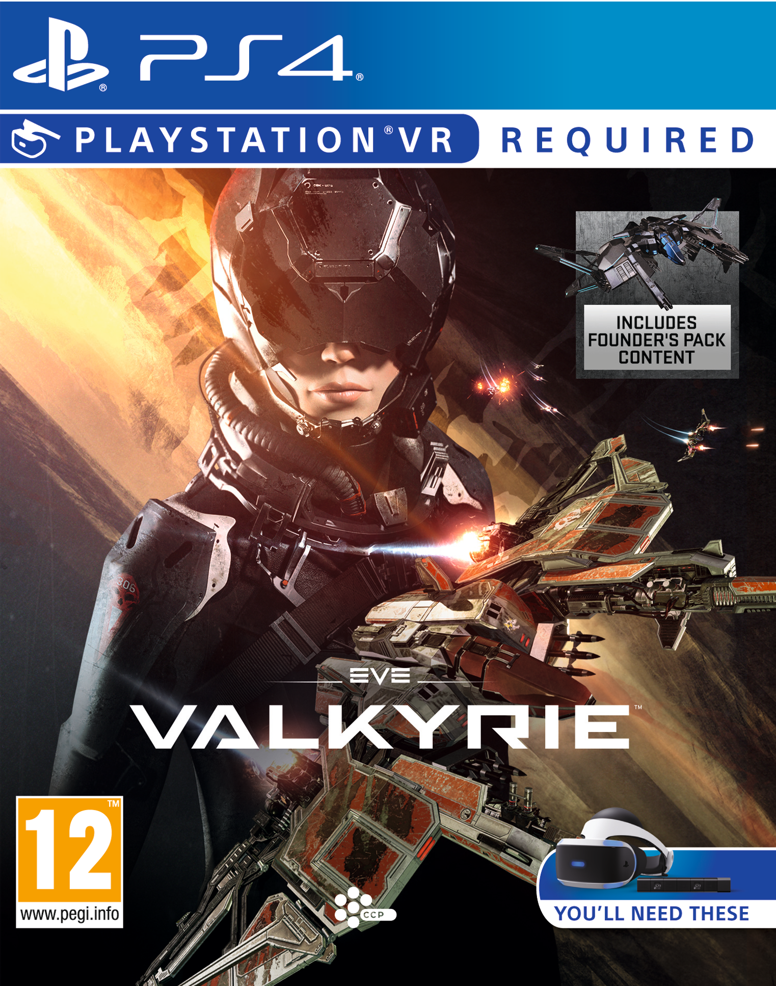 EVE: Valkyrie PSVR - PlayStation 4 VR Szemüveg és Kiegészítő