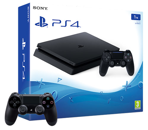 Sony Playstation 4 Slim 1TB 2db Wireless Controllerrel - PlayStation 4 Játékkonzol