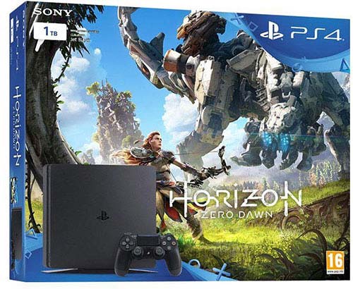 Sony Playstation 4 Slim 1TB + Horizon Zero Dawn  - PlayStation 4 Játékkonzol