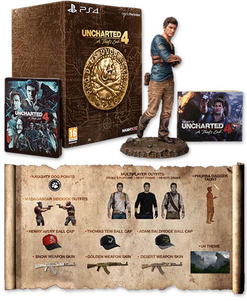 Uncharted 4 A Thiefs End Libertalia Collectors Edition  - PlayStation 4 Játékok